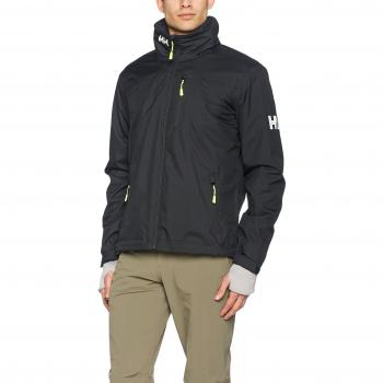 Men's Helly Hansen Black Crew Jacket, S Size