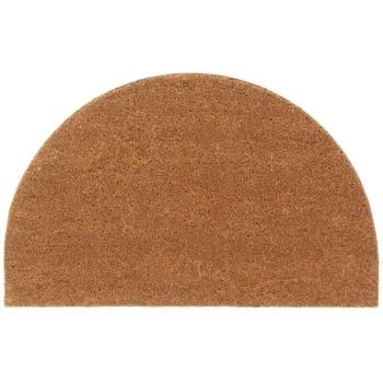 Tapis d'accueil demi-rond 50x80cm en fibre de coco