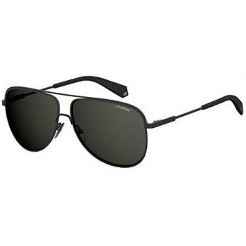 Polaroid PL 2054/S M9 003 60 Sunglasses, Black (Matt Black/Gray Gray), Men