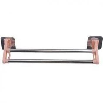 Soportes Giratorios de Toalla doble en Acero Inoxidable para Baño y Cocina