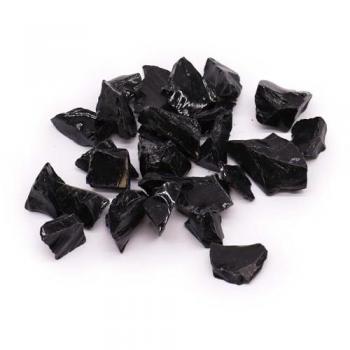 Raw Black Agate Crystals (500g)
