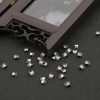 Geldige Kralenkoppelingen: 100x 2,5×4 mm Gietopper Crimps – Sluiting en bevestigingsmateriaal