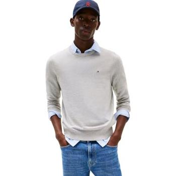 TOMMY HILFIGER Essential Cotton Crew Neck Damen 3XL Grau Light Heather Strickpullover