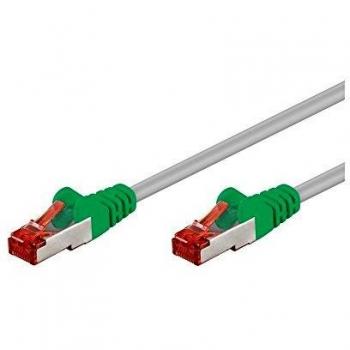Cavo ethernet patch cross in rame cat. 5e verde/grigio sf/utp 15mt