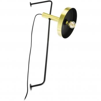 Faro Barcelona – Applique Murale Whizz Or/Noir 20165‑96