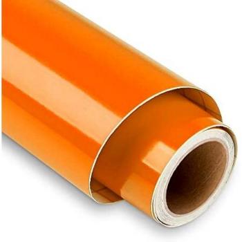 Party & Car Decal Orange Vinyl – 12 x 5'