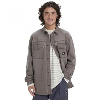 Quiksilver Mohab Chemise Twill Chocolat pour Homme