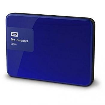 Dispositivo di Archiviazione Esterna WD My Passport Ultra Blu da 1 TB con Interfaccia USB 3.0