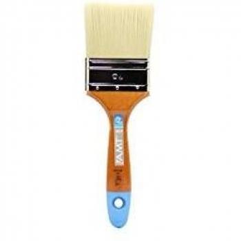Pinceau plat acrylique manche bois N°70