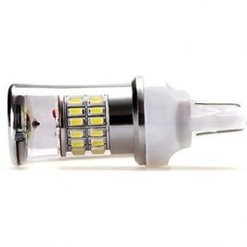 Bombilla LED 7443 W21 5W 12V 24V luz blanca para coche