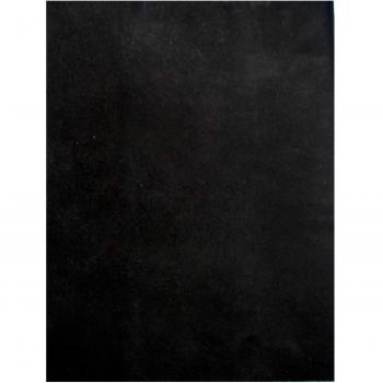 RLC Black Suede Leather Piece 8.5 inches x 11 inches