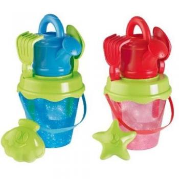 ECOIFFIER ÉTÉ Seau Garni Pailleté 17 cm