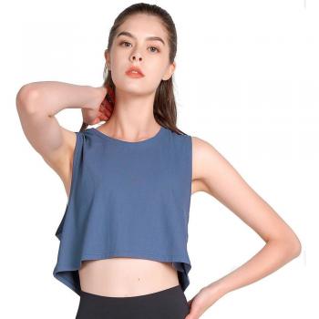 Women's Hollow Back Fitness Crop Top