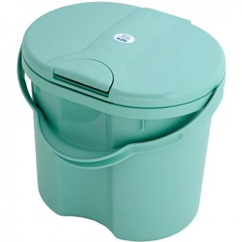 Rotho Babydesign TOP Windeleimer, 11l, Tipp-Deckel, Ab 0 Monate, Swedish Green