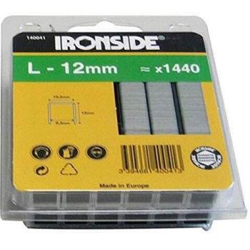 IRONSIDE Klammern für Heftgeräte, Größe: L (12 mm), Inhalt: 1440 Stück