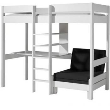 Lit Mezzanine avec Bureau et Fauteuil SLEEPY 90x200cm