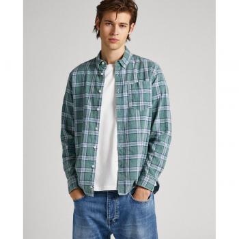 CROW Camisa de Manga Longa Masculina da Pepe Jeans