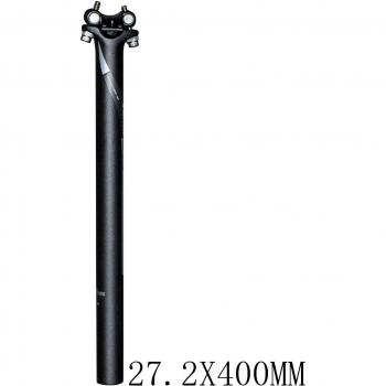 Tige de selle en aluminium et fibre de carbone pour VTT 27.2/30.8/31.6*350/400