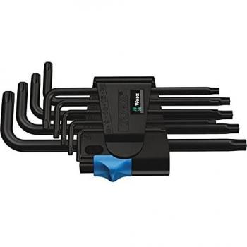 WERA 05024244001 967 L/9 TX HF Long Arm Torx Key Set