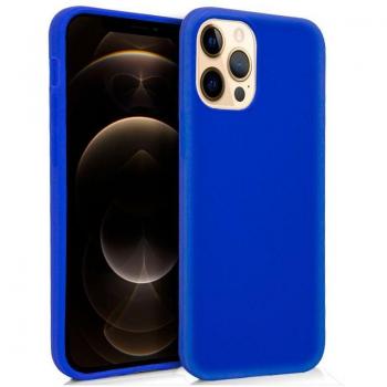Capa de Silicone Premium Azul para iPhone 12 Pro Max