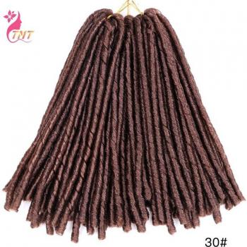 Faux locs crochet cheveux synthétiques 14 pouces