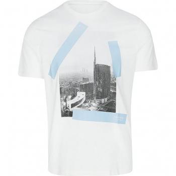 ARMANI EXCHANGE Offwhite T-Shirt für Herren, Größe XL