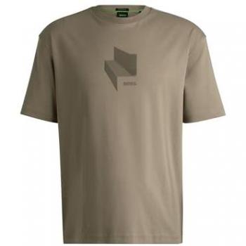 Boss Maglia a maniche corte Mirror 1 1026227 Verde pastello chiaro M