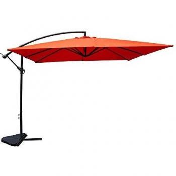 Ombrellone Quadrato Terracotta 3 x 3 m Solenzara CONCEPT U