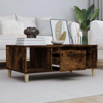 90x50x36.5 cm Smoked Oak Coffee Table by vidaXL