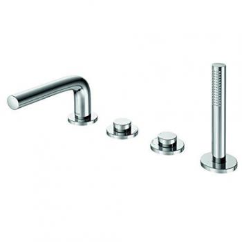 Keuco Edition 400 robinet de baignoire 4 trous chromé 51530010200