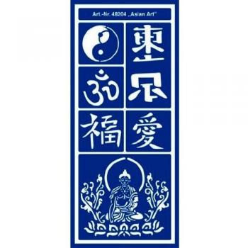C.KREUL Home Design Stencil Asian Art 48204