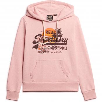 Sudadera gráfica con capucha LA rosa Superdry (femenina)