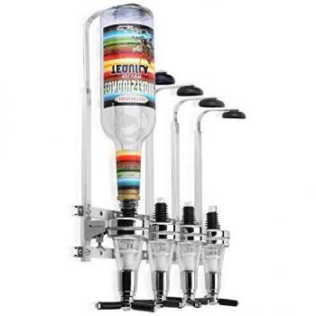 Vinekraft Bar Butler 4-Bottle Wall Mounted Drink Stand