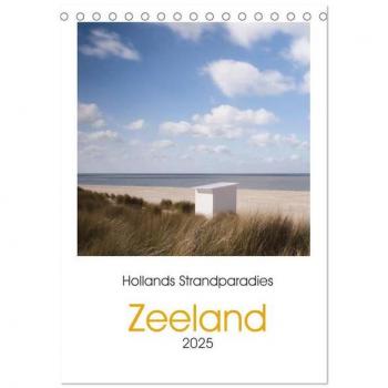 Hollands Strandparadies Zeeland Tischkalender 2025 DIN A5 hoch