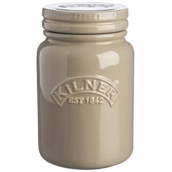 Kilner Keramik Vorratsglas 0,6 Liter Grau