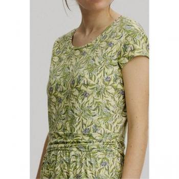 Farbenfrohes Taillenkleid aus Jersey