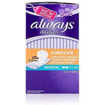 Always Fresh Scent Dailies Normal 20 pack