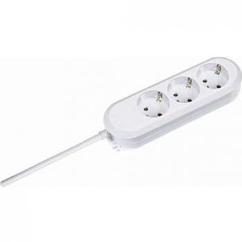 Prolunga 3 prese Schuko 1.50mm² 16A Bianco