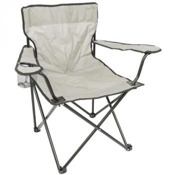 Matt Black Folding Canvas Camping Chair