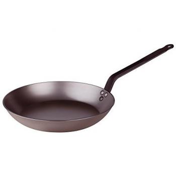 Pentola Agnelli Lionese Padella Pesante in Ferro, 24 cm, Grigio