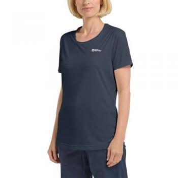 Jack Wolfskin T-Shirt Tech Sottile Nera Donna XL