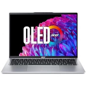 Acer Swift Go 14 OLED (14, Intel Core Ultra 5 125U, 16 GB, 512 GB, DE), Notebook, Silber