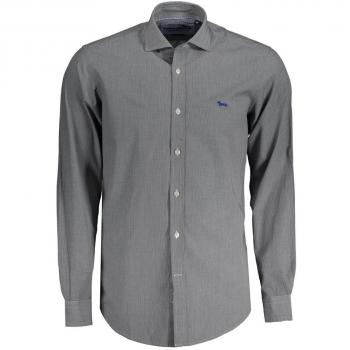 Harmont & Blaine Herrenlanghemd – Bio‑Baumwolle, blauer Farbton