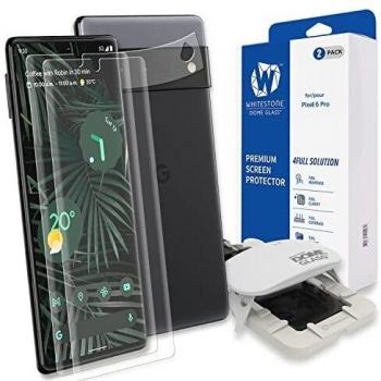 2-Pack Whitestone Dome Glass Protector for Pixel 6 Pro