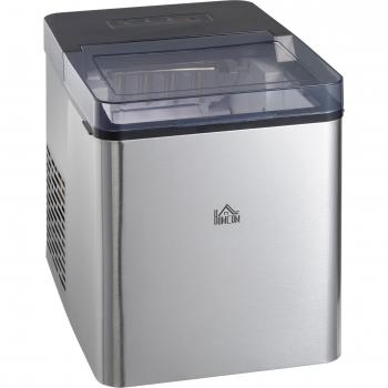 Macchina per Ghiaccio con Serbatoio 2.1L HOMCOM