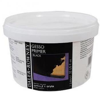 Dark Matte Gesso Primer, 1L – DR Series