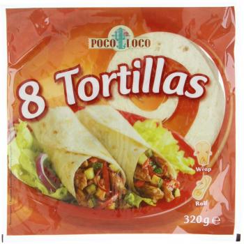 Wraps de Harina Poco Loco 20cm