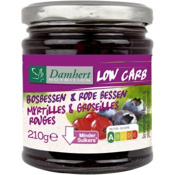 Confiture Gourmande Myrtilles et Groseilles Damhert
