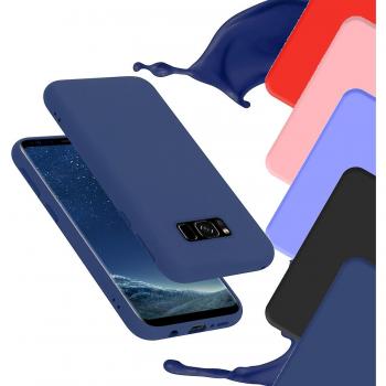 Cadorabo Custodia Compatibile Samsung Galaxy S8 in Silicone Nero