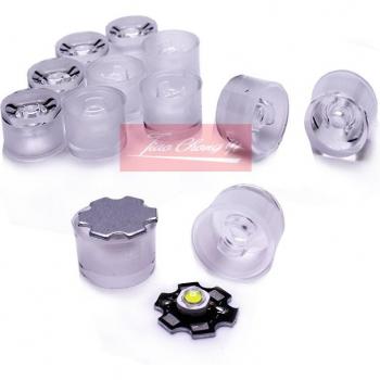 LED Lens Reflector Collimator Holder for 1W 3W 5W High-Power Lamps